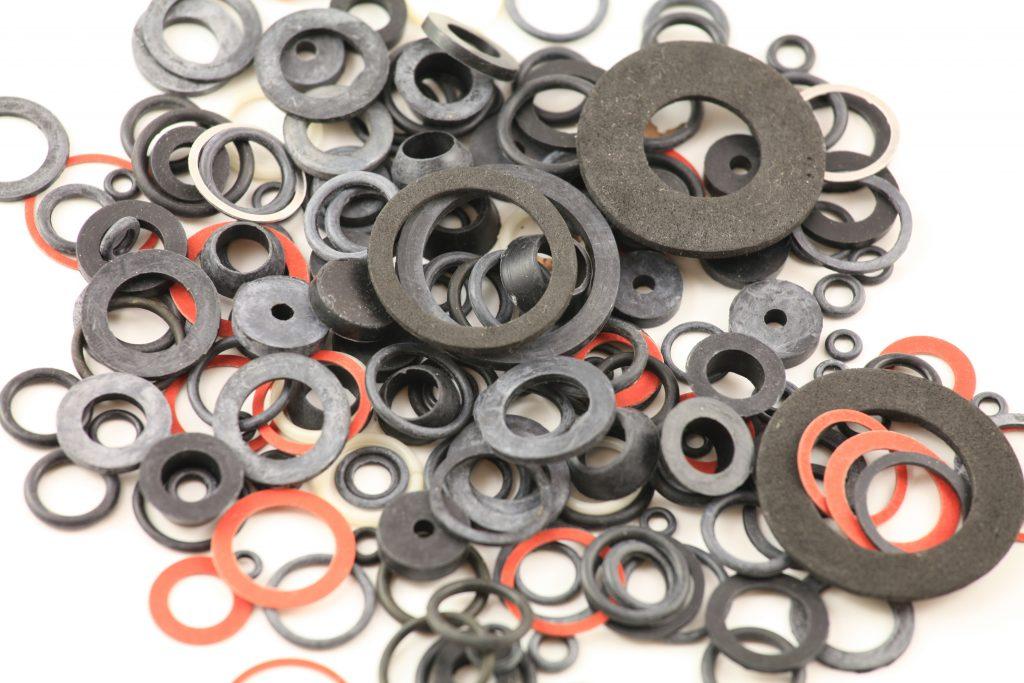 O-ring gaskets.