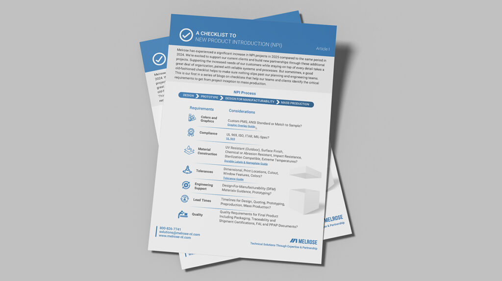 NPI Checklist