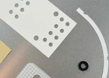 Custom die-cut components including foam, film, and gasket materials for insulation and sealing, produced in the Bay Area, CA.