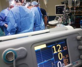 Custom overlays and components integrated into medical monitoring equipment used in surgical environments